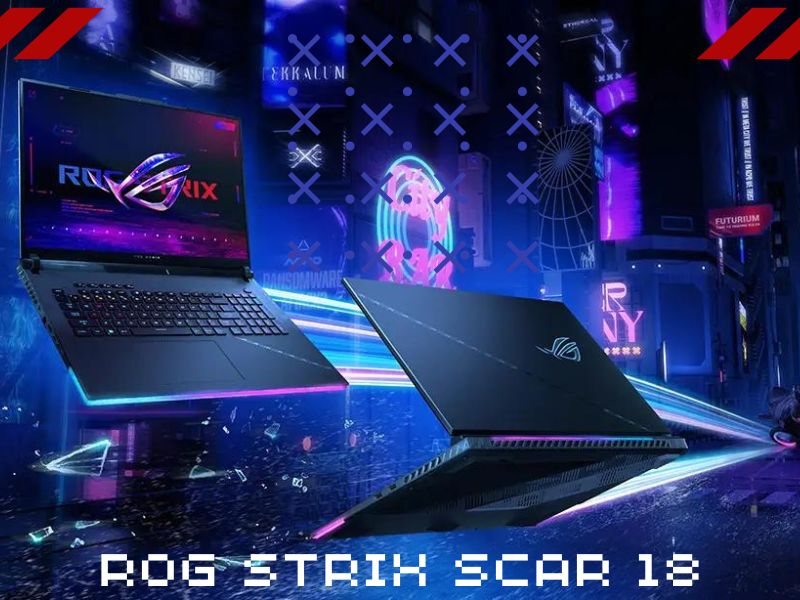 asus rog strix scar 18 with geforce rtx 4090 - amazing gaminig processor