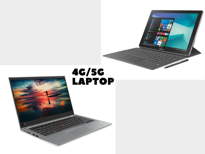 Laptops with sim cards - 4g and 5g supported