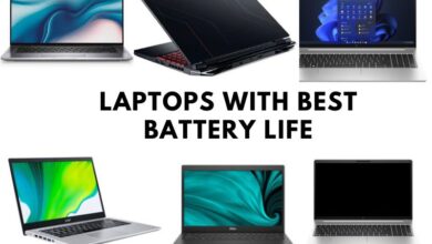 Laptops with best battery life