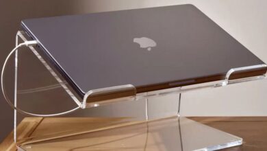 Acrylic Laptop Stand - Featured Image