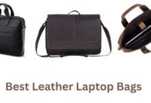 best leather laptop bag - featured image