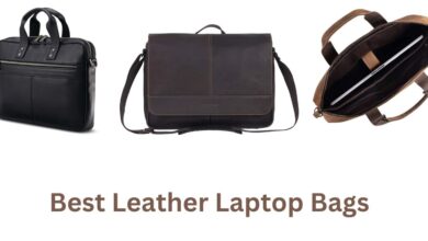 best leather laptop bag - featured image