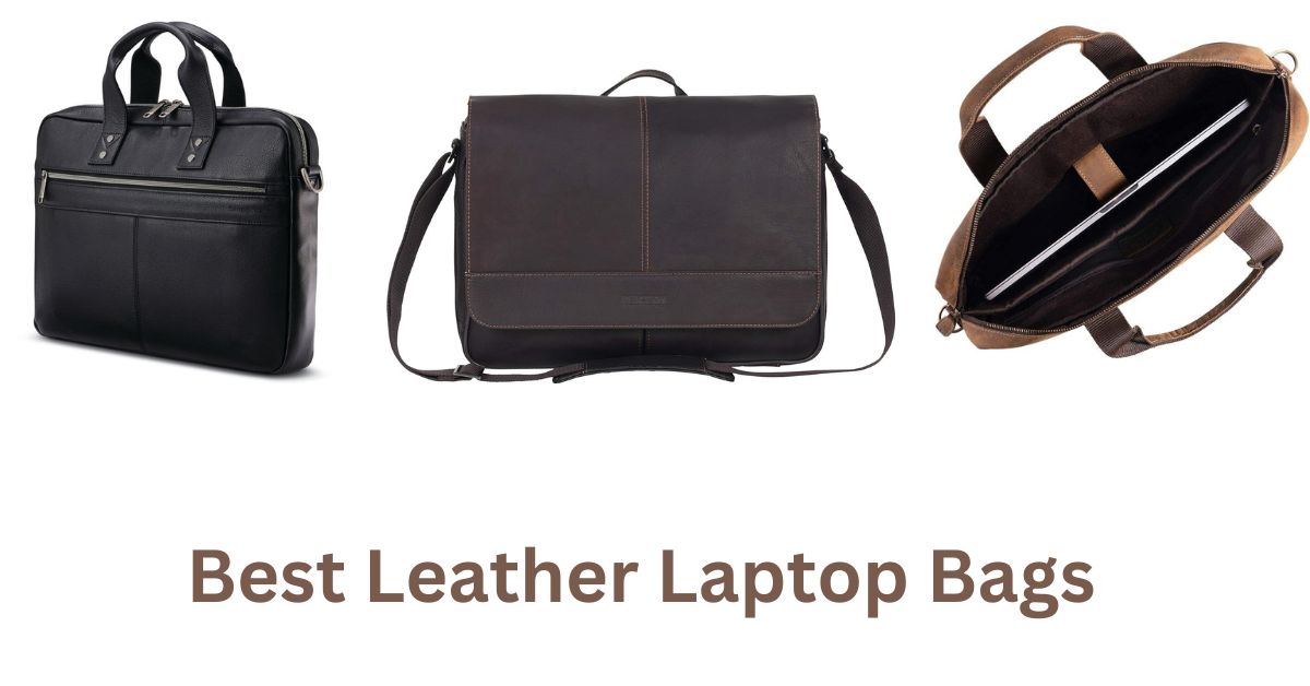 best leather laptop bag - featured image