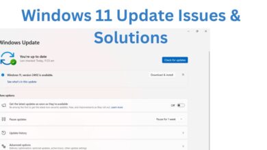 window 11 update issues and fixes with solutions -featured image