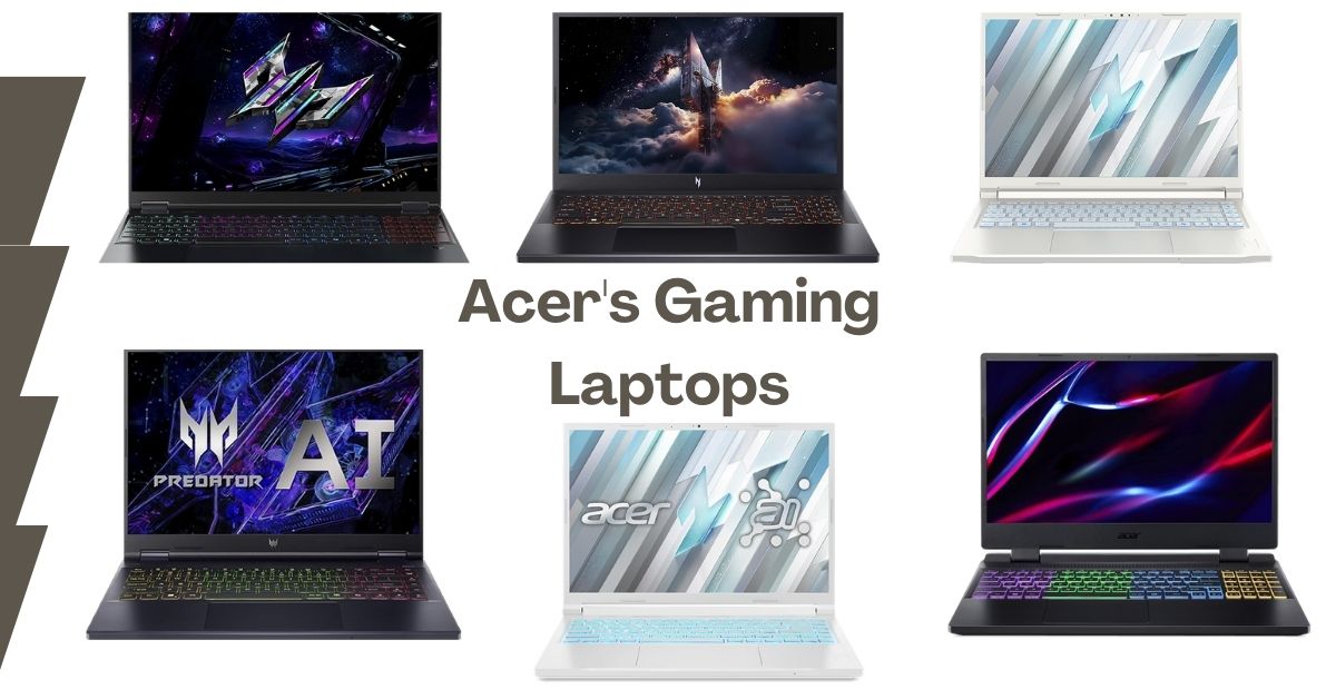 acer's gaming laptop - 6 laptops included featured image